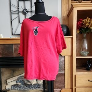 Vintage 1970s Embroidered Cat ShirtSadie Hawkins cat design